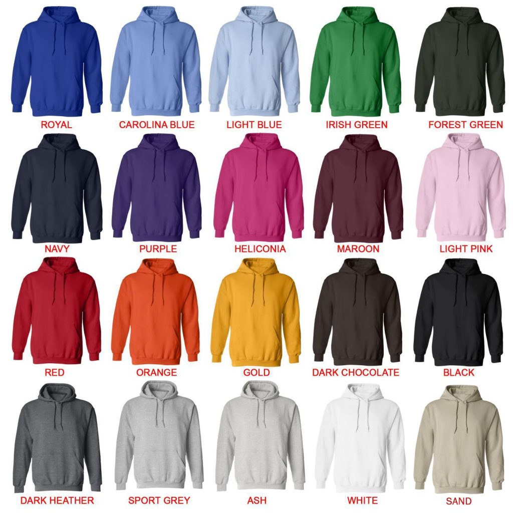 hoodie color chart - Jschlatt Merch