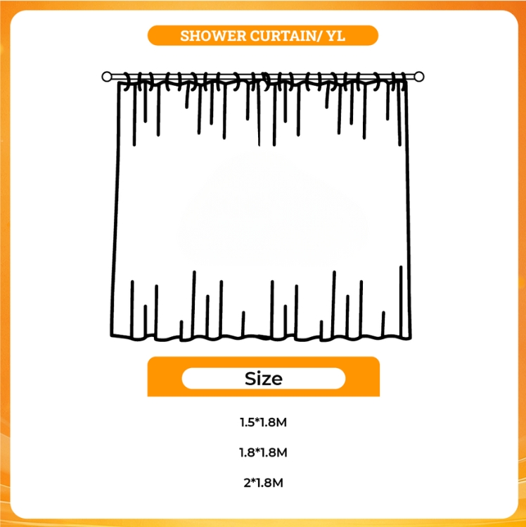 3D shower curtain - Jschlatt Merch